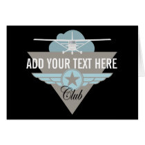 Small Plane Club Your Text Here