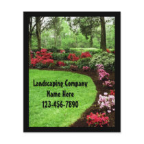 Small Plush Green Landscape Lawn Care Business