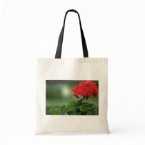 Small Red Bunch Tote Bag