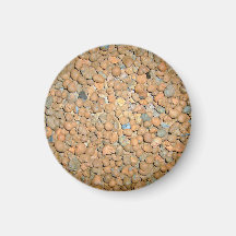 Small Red Stones Granules Refrigerator Magnets