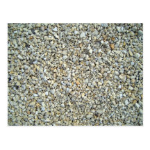 Small white and yellow stones pattern postcards