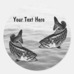 Smallmouth Bass Fishing Sticker