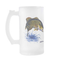 Smallmouth Bass leaping Coffee Mug