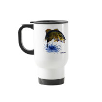 Smallmouth Bass leaping Coffee Mug