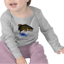 Smallmouth Bass leaping Shirt