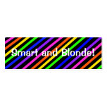 Smart and Blonde  Bookmark Business Card