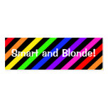 Smart and Blonde  Bookmark Business Card Templates