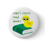 Smart Chicks Read Books Pins