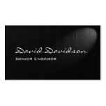 Smart metallic mesh in spotlight business card templates