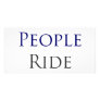 Smart People Ride Bicycles Personalized Photo Card