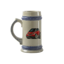 Smart Red Car Mugs
