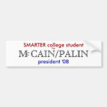 SMARTER college students, for, M C... - Customized Bumper Sticker