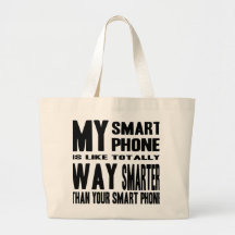 Smarter Smart Phone Tote Bags