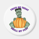 Smell My Feet Halloween Fridge Magnet