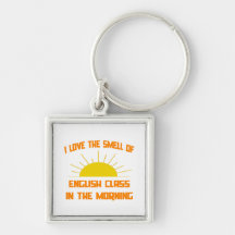 Smell of English Class in the Morning Key Chain
