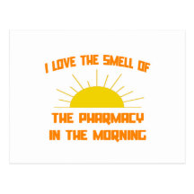 Smell of the Pharmacy in the Morning Postcards