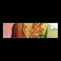 Smell the Beautiful Fragrance Bumper Sticker bumper stickers