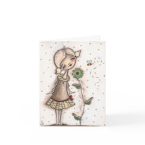 Smell the Flowers - Note Card