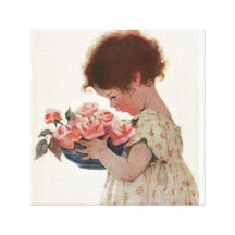 Smell The Roses Canvas Print