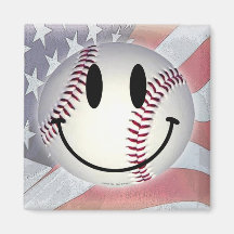 SMILE AT THE WORLD SERIES FRIDGE MAGNET