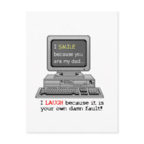 Smile because you are my Dad Post Card