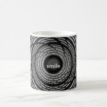 Smile black Morphing Mug