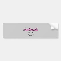 Smile Bumper Sticker