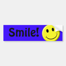 Smile! Bumper Sticker