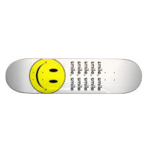 smile custom skateboard