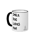 Smile DOG loves you mugs
