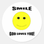 Smile God Loves You Sticker