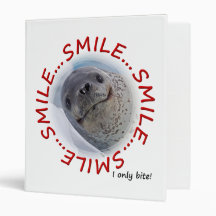 Smile...I only Bite! Avery Binder