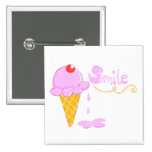 Smile Ice Cream Pins