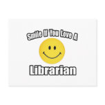 Smile If You Love a Librarian postcards