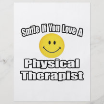 Smile If You Love A Physical Therapist Full Color Flyer