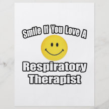 Smile If You Love A Respiratory Therapist Full Color Flyer