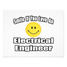 Smile If You Love An Electrical Engineer Personalized Invitations