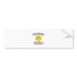 Smile If You Love Fishing Bumper Sticker