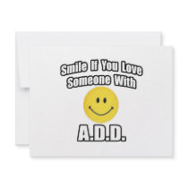 Smile If You Love Someone With A.D.D
