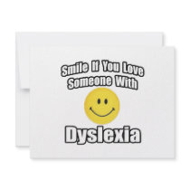 Smile If You Love Someone With Dyslexia