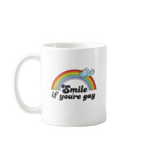 SMILE IF YOU'RE GAY MUGS