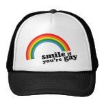 Smile if you're gay trucker hats