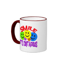 SMILE IT'S CONTAGIOUS MUG