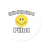 Smile...Love a Pilot Stickers