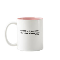 smile coffee mug