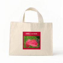 Smile Often! Tote bags Pink Poppy Flower