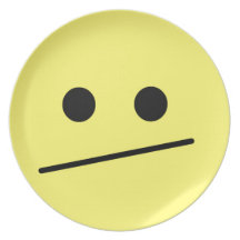 smile party plate