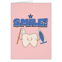 SMILE - Tooth T-shirts and Gifts Card
