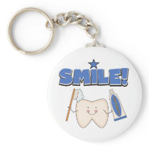 SMILE - Tooth T-shirts and Gifts Keychains