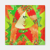 Smiles-10 Refrigerator Magnet